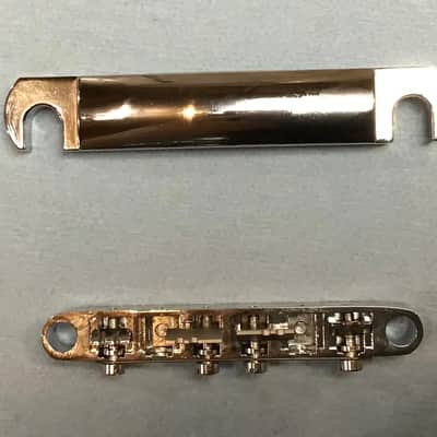 MORTone Tune o matic style guitar to mandocello conversion bridge and tailpiece image 5