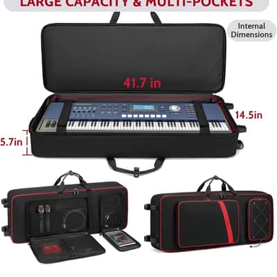 Akai MPC Key 61 Standalone Workstation Synthesizer with Carrying Case and 500GB SSD installed. image 7