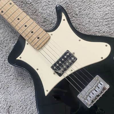 Glossy Black Electric Guitar, Solid Basswood Body, Maple Neck and Fingerboard, Chrome Hardware image 4