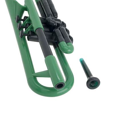 pInstruments PTRUMPET2G Trumpet Lightweight, Ergonomic Grip- Standard, Green image 5