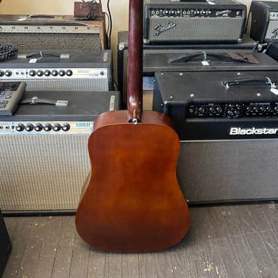 Guild USA D-4 Acoustic Guitar D4 Satin Natural image 8