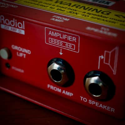Radial JDX Reactor Amplifier Direct Box 2010s - Red image 10