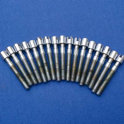 Sonor Tension Rods T-Rods 45 mm Teardrop Champion Phonic Pack Of 17 Vintage image 2