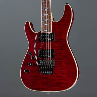 Schecter Omen Extreme 6 FR Lefthand Black Cherry - Left handed electric guitar image 10