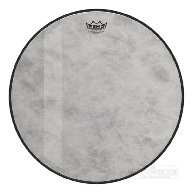 Remo Powerstroke P3 Felt Tone Fiberskyn Diplomat Bass Drumhead 20" image 1