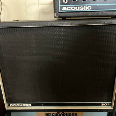 Vintage 1970s Acoustic Control Corp. Model 370 solid state Bass Amp Head & Model 301 Pair Of 1x18” Folded Horn Speaker Cabinets~LOUD~Known as “The Jaco Rig” image 7