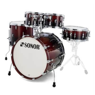 Drum Kit Sonor AQ2 Series 7ply Maple Studio, Brown Fade image 2