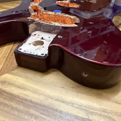 Fender Telecaster Body 2003 Midnight Wine Transparent image 5