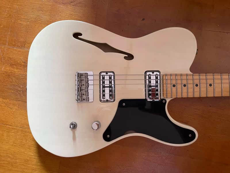 Fender Cabronita Thinline Telecaster 2013 - White Blonde Transparent Ash