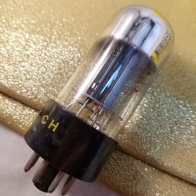 Sylvania 0% perfect Matched Pair (2) 6SN7GTB tNOS AT1000 TESTED Vacuum Tubes T9 Tall glass Chrome top angled T plate dual triode 1956-1957 image 11