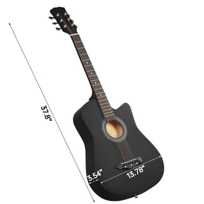 🎸Classical/38 Inch Acoustic Guitar +Soft Case/Gig Bag +Tuner +Strap +Picks!🎸 image 8