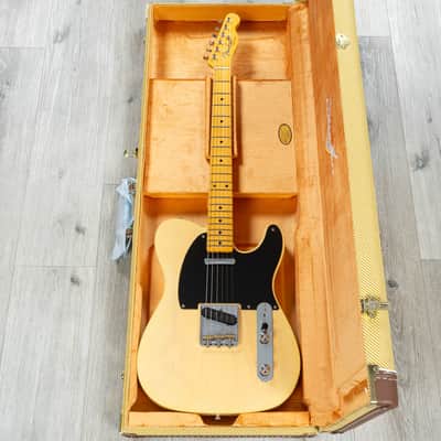 Fender Custom Shop 1954 Telecaster DLX Closet Classic Guitar, Maple Fretboard, Faded Nocaster Blonde image 10
