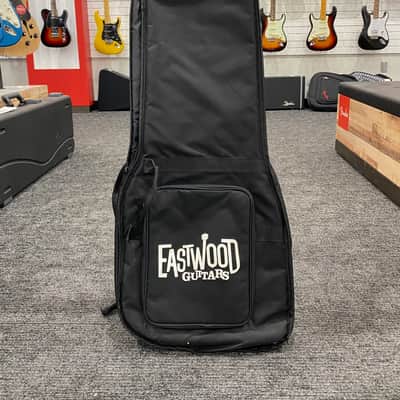 Eastwood 4/6 Doubleneck Left-Handed Electric/4-String Bass Guitar, Maple Fingerboards, Sunburst image 7
