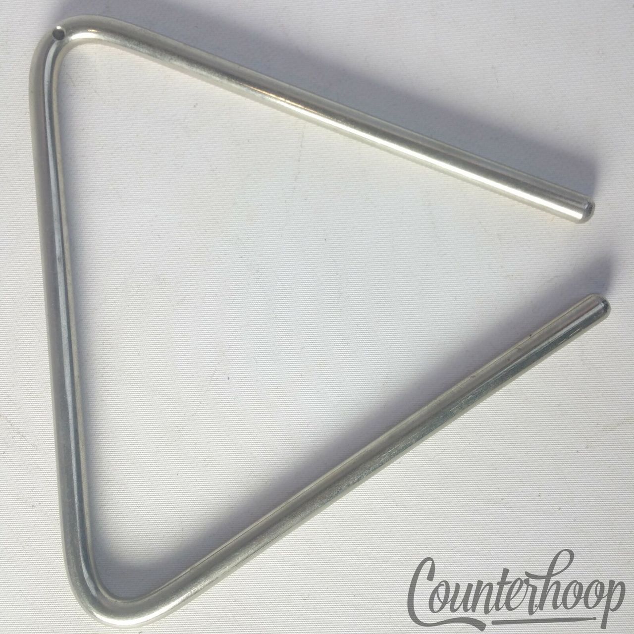 Slingerland Triangle 6 1/4 x 5/16"Thick Vintage 30s Nickel Percussion Instrument — main photograph