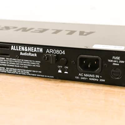 Allen & Heath AR84 8in / 4out Expansion AudioRack for GLD and Qu Mixers CG015RU Bild 7
