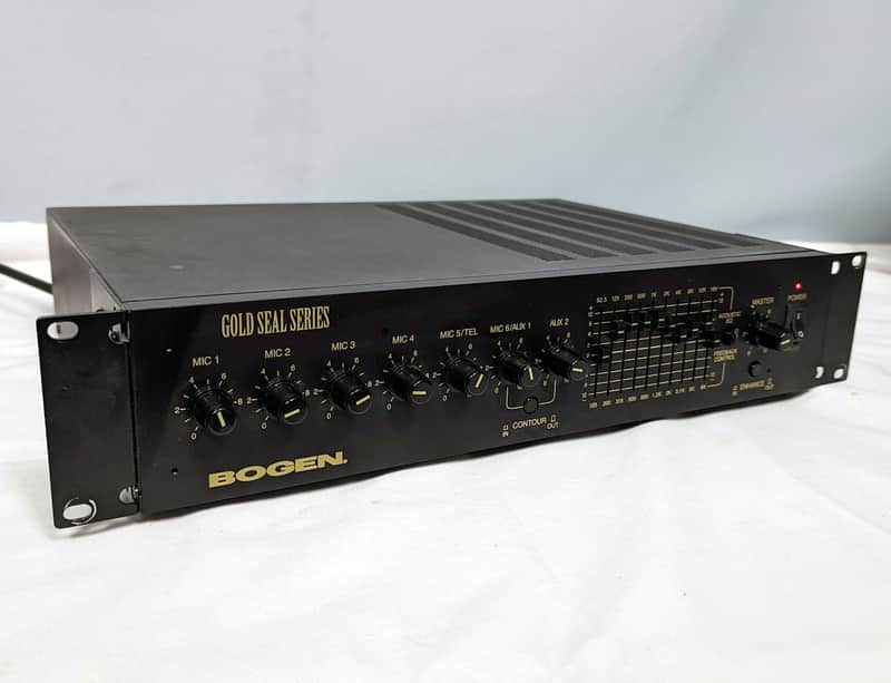 Bogen GS500D Gold Seal Series D 500W Power Amplifier with EQ image 1