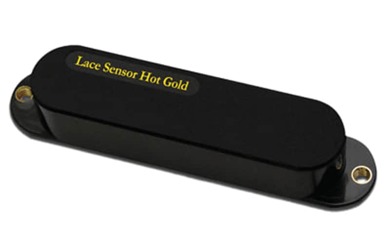 Lace Sensor Hot Gold Single Coil Pickup for Strat, Black (6.0K) 21091-02 image 1