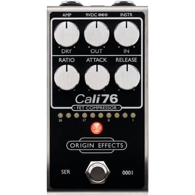 Origin Effects Cali76 V2 FET Compressor Pedal, Black image 1