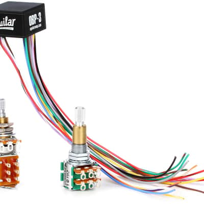 Aguilar OBP-3SKPP 3-band Stacked Boost/Cut Onboard Bass Preamp with Push Pull image 1