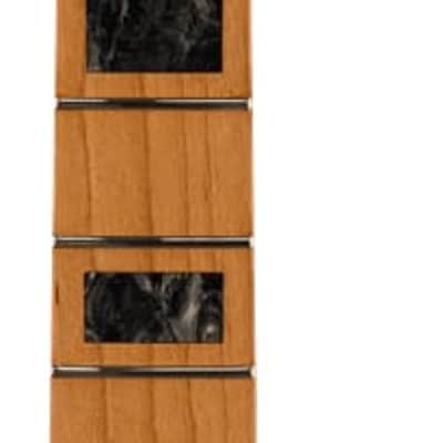 Fender Roasted Jazzmaster Neck, Block Inlays, 22 Medium Jumbo Frets, 9.5 inch Radius, Maple Modern C Shape image 1