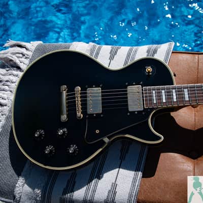 1984 Greco Mint Collection EG-500 - Les Paul Custom Copy - Made in Japan - Pro Set Up w Perfect Frets/Action/Intonation! image 2