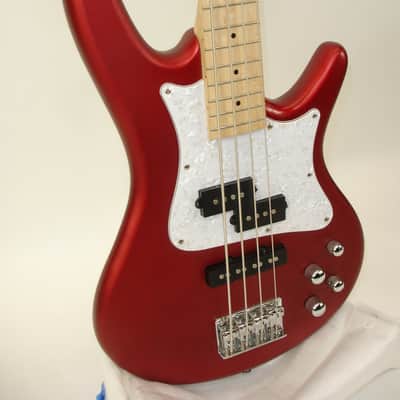 Ibanez Mezzo SRMD200 4-String Bass Guitar, Candy Apple Matte image 2