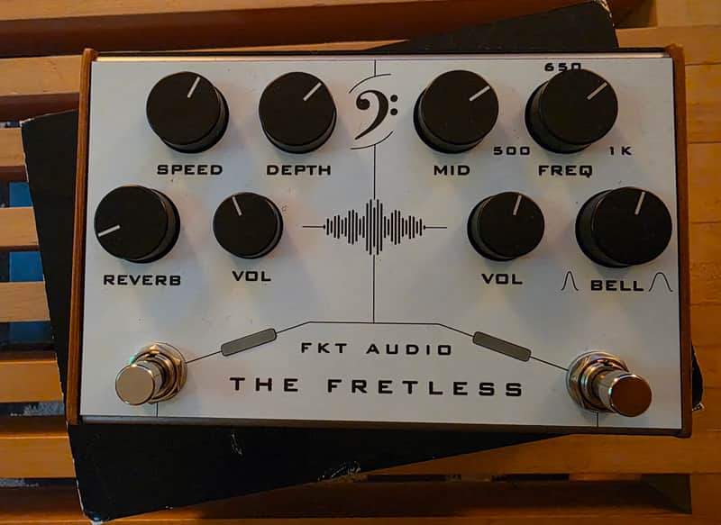 FKT Audio The Fretless: Chorus - Reverb - Midrange EQ Pedal image 1