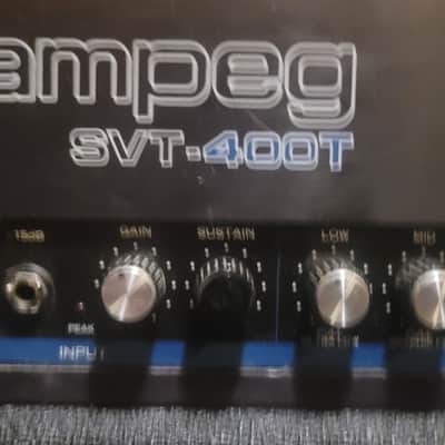 Ampeg SVT-400T 400-Watt Rackmount Bass Amp Head - Black image 3