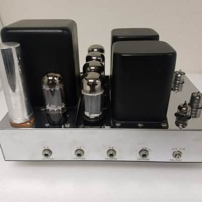 Fully Restored Knight Basic 60 Tube Stereo Power Amplifier - Extensive Restoration Performed, Amazing Performance And Incredible Cosmetic Condition, Simplified Biasing! image 1