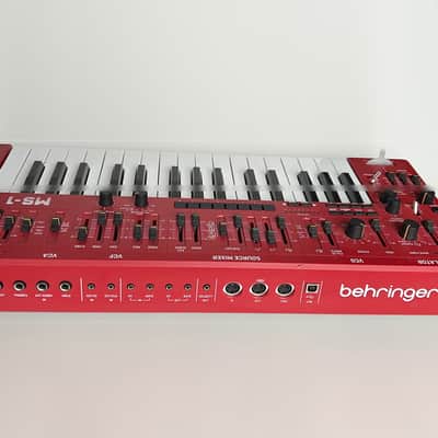 Behringer MS-1 (Red) – Excellent – Mod Grip + Strap + PSU image 5