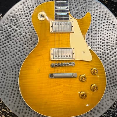 Gibson Les Paul 59 Standard Murphy Lab Heavy Aged Lemon Busrt - Murphy Lab Heavy Aged Lemon Burst image 7