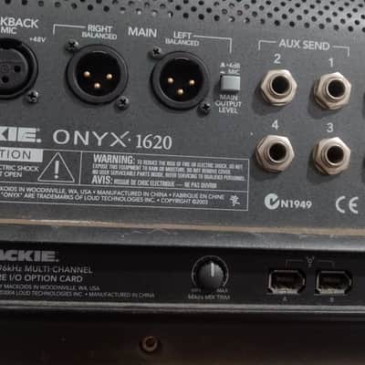 Mackie Firewire I/O Option Card for Onyx 1220 1620 1640 mixer 24-bit 96kHz image 1