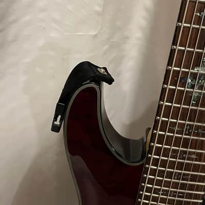 Schecter Damien Elite-8 2015 - 2016 - Crimson Red Burst image 4