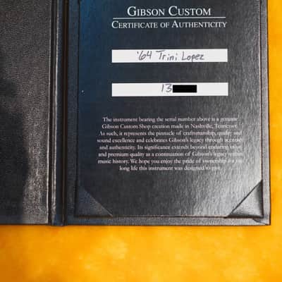 Gibson Custom 2013 Trini Lopez Standard 1964 Reissue, Sixties Cherry (Pre-Owned) image 17