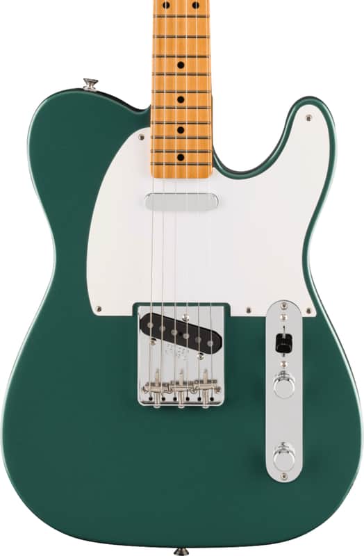 Fender Vintera III Late '50s Telecaster Electric Guitar, Maple Fingerboard, Sherwood Green Metallic image 1