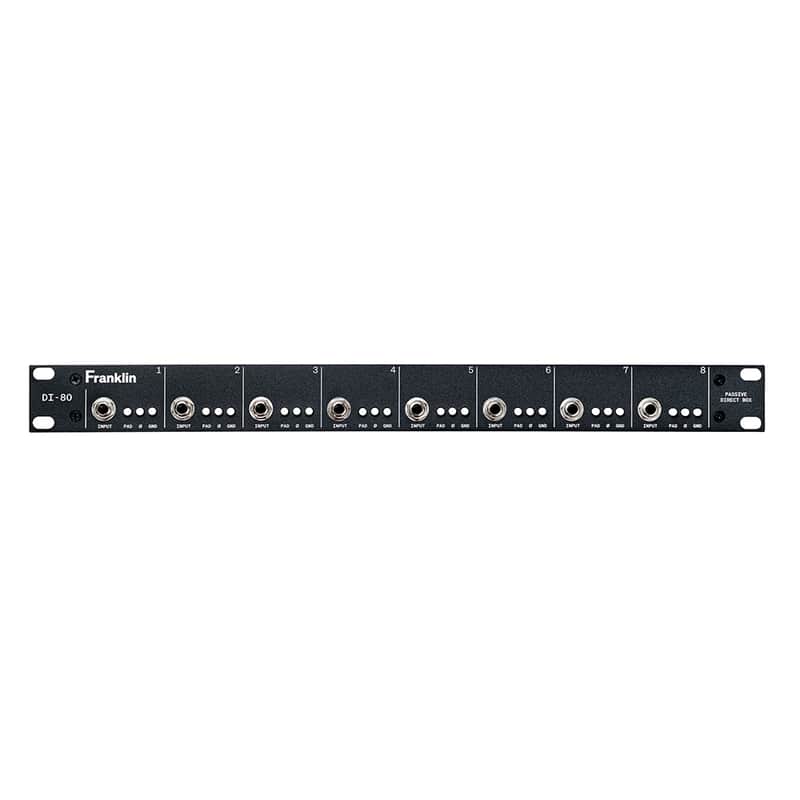 Franklin Audio DI-80 8-Channel Passive Transformer-Coupled Direct Box image 1