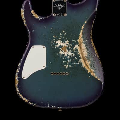 Fender Custom Shop 1966 Stratocaster SH Heavy Relic - Aged Competition Burgundy #87625 image 2