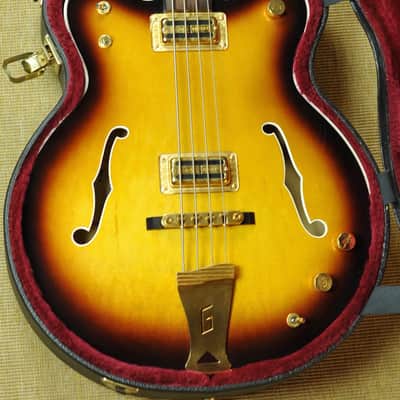 Gretsch '68 Broadkaster Reissue G6072-1968 Long Scale Hollow-Body Bass image 4
