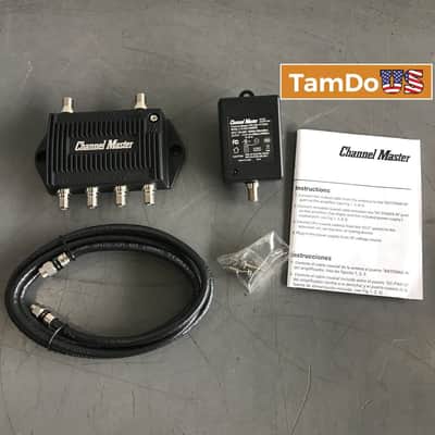 Channel Master CM-3424 TV Antenna Booster 4-Port Distribution Amplifier image 1