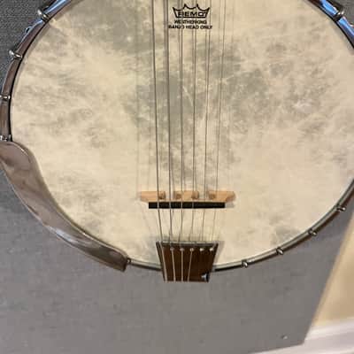Washburn B6 Americana Series Open-Back 6-String Banjo 2010s - Natural Mahogany image 12