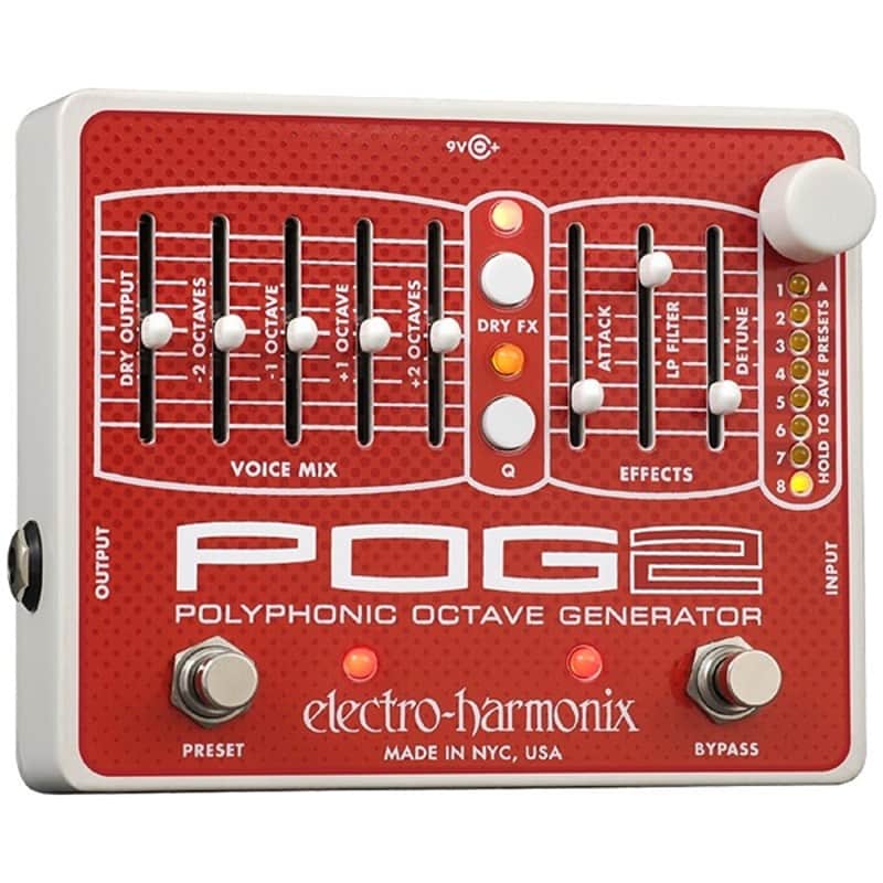 Electro Harmonix POG2 Polyphonic Octave Generator Octaver Electro-Harmonix