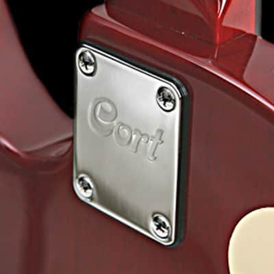 Cort CR100 Electric Guitar Cherry Red Sunburst Finish image 5