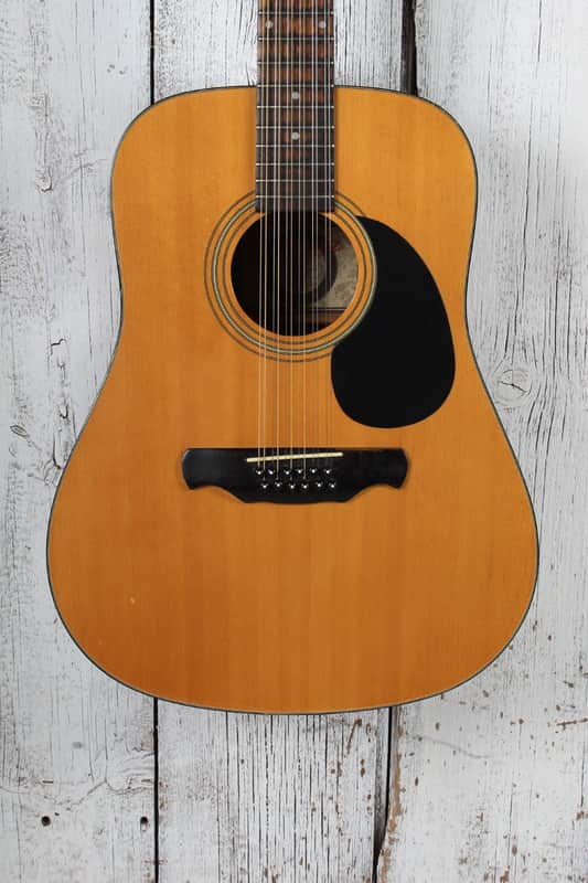 Alvarez RD2012 12 String Dreadnought Acoustic Electric Guitar Natural Finish image 1