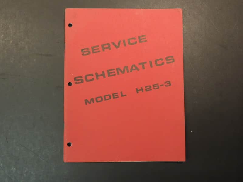 Lowrey Model H25-3 Service Manual