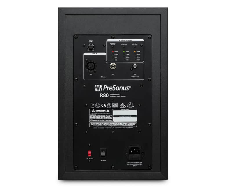 PreSonus R80 Active AMT Studio Monitor (Single) Bild 2