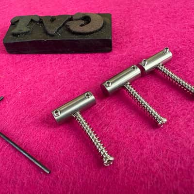 GVT® Titanium Saddles Set for Fender® Telecaster® – Vintage-Style Bridge Saddles image 3