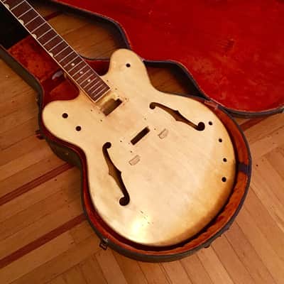 Gretsch Rally body and neck project husk 1968 Bamboo image 5