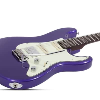 Schecter Nick Johnston Traditional HSS 10th Anniversary Atomic Violet image 2