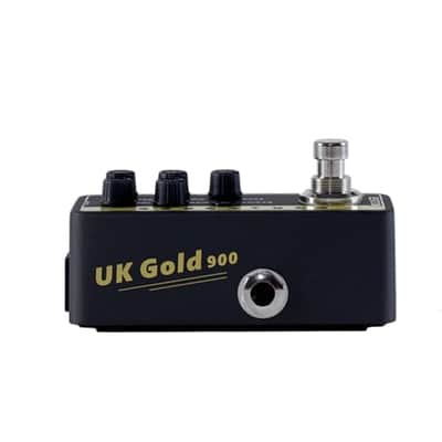 Mooer 002 UK Gold 900 Micro Preamp 2010s - Grey/Yellow image 3