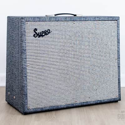 1965 Supro Thunderbolt S6420 Vintage 1x15 Tube Amp, Near-Mint w/ Jensen C15PS & USA Tube Set image 1